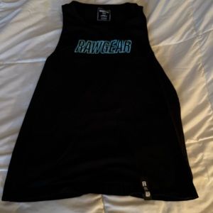 Black rawgear tank top